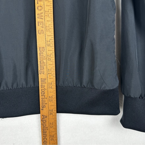 Nike Windrunner Jacket Just Do It Full Zip Hood Black White Logo Print Youth L - Picture 13 of 16